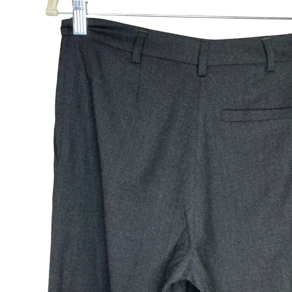 Eileen Fisher Wool Gray Wide Leg Palazzo Dress Pants High Rise Pockets Size XS - Picture 15 of 16